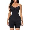 FeelinGirl Butt Lifter Bodysuit Body Shaper Tummy Control Shapewear Plus Size Seamless Full Body Waist Trainer Back Support Black XL/XXL