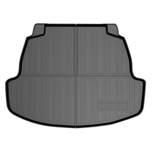 Image of Mixsuper Custom Fit Cargo Liner for Toyota Corolla Sedan & Corolla Hybrid 2020-2024, All Weather Trunk Mat Durable 3D Upgrade Anti-Slip Rear Cargo Mat Trunk Liner Black