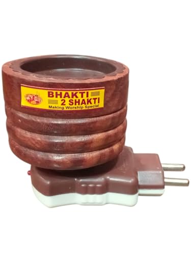 Quemador de alcanfor de madera Bhimseni Kapur Dani miniatura 1