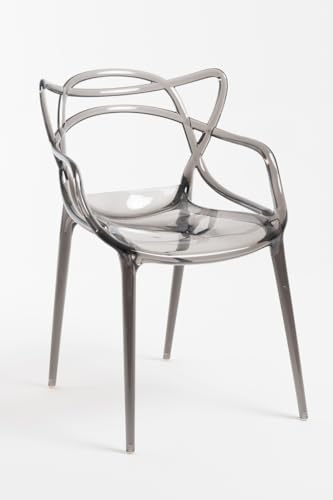 Regalos Miguel - Sillas Comedor - Silla Korme Transparente - Transparente Ahumada