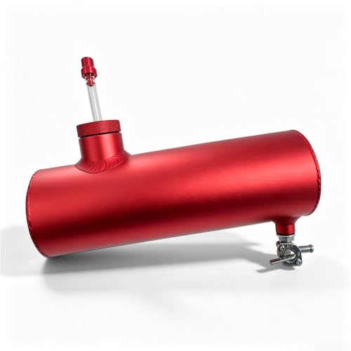 Red Gas Tank Aluminum Cylinder 10 For Predator 212cc 196cc/6.5HP Engine For Coleman Powersports CT200U BT200X CT200u-ex Go Kart & Mini Bike Parts