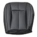 SecosAutoparts Driver Bottom Black Leather with Black Lines Seat Cover Compatible with Jeep Grand Cherokee 1999 2000 2001 2002 2003 2004
