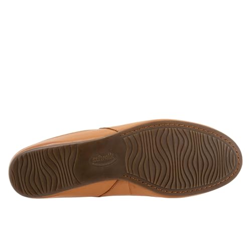 SoftWalk Women's Sandy Ballet Flat, Luggage, 8 Narrow3