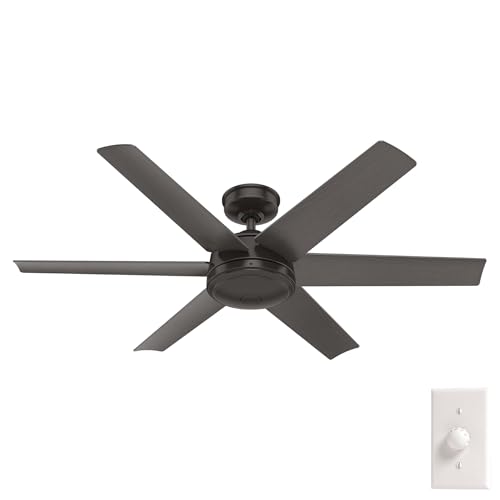 Image of Hunter Jetty, Outdoor or Indoor, Ceiling Fan, 52 inch, Noble Bronze