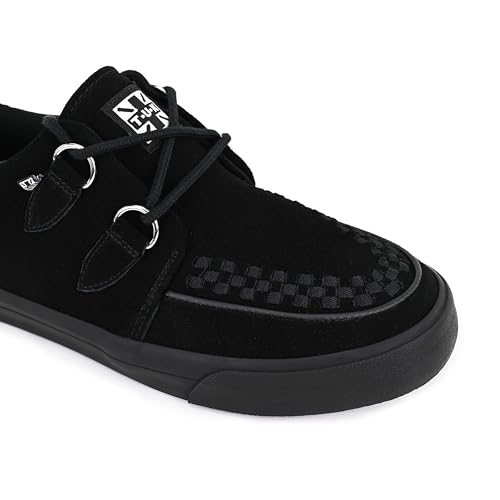 Image of TUK Suede Creeper Sneaker Shoes for Women and Men, D Ring Lace Up Shoes