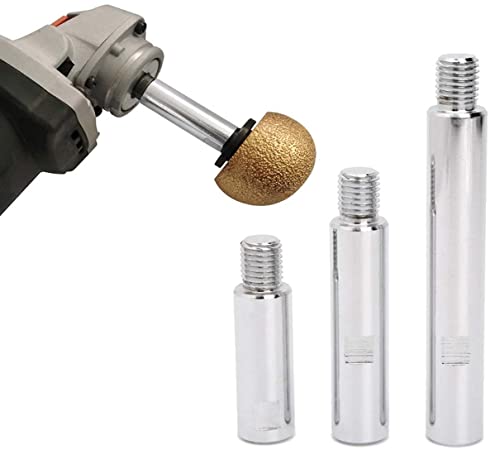 Image of DIY Crafts Only Stainless Steel M14 Material Rotary Extension Shaft Rod Thread for Electric Rotary Polisher,Car Polisher,Polishing Pads,Backing Plate Sucker (3x Rod, 4 inchinch Extension Shaft)