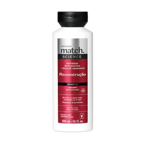 IE{`JI }b` Vv[ TCGX RECONSTRUCAO RXgNVOBOTICARIO MATCH SHAMPOO SCIENCE RECONSTRUCAO 300ml