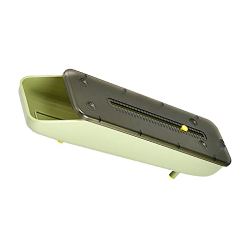 Angoily 卵保存箱 冷蔵庫の卵保存容器 食品 卵 クリアエッグフラット 引き出し用収納容器 卵トレイ 冷蔵庫の卵ホルダー 卵収納ケース プラスチック Green