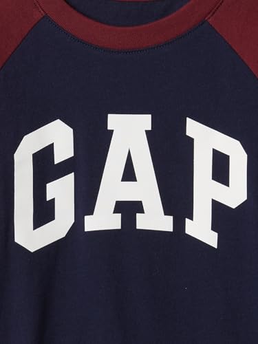 GAP Boys' Long Sleeve Logo Raglan Tee3