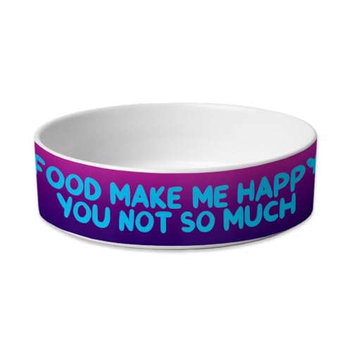 Funny Design Pet Bowl – Sarcastic Dog Bowl – Cool Saying Pet ...