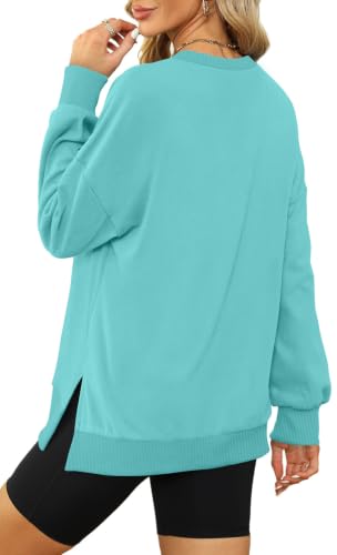 Image of XIEERDUO Womens Oversized Sweatshirts Pullover Casual Crewneck Long Sleeve Tops Comfy