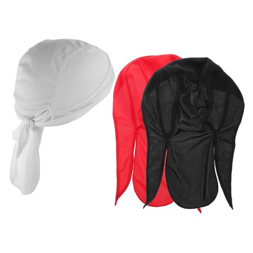 SHERCHPRY 3pcs Unisex Bike Helmet Liner Breathable Sun Protection Hat for Outdoor Cycling Quick Dry and Comfortable Inner Cap Includes Options