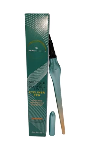 KANA cosmetics Waterproof, Intense black matte liquid eyeliner, Long lasting ...