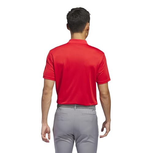 adidas Herren Core Performance Primegreen Polo Shirt, Collegiate red, XS – Ansicht 2