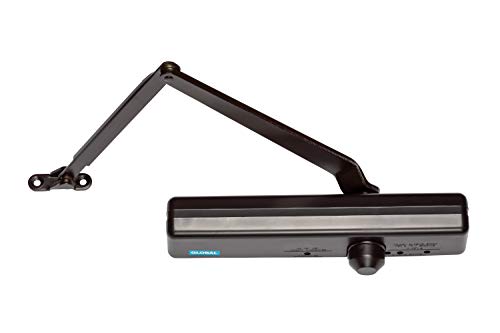 Global Door Controls Slimline Heavy Duty Commercial Door Closer In Duronotic - Sizes 1-6 #TOP2