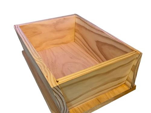 Traditional Neapolitan Wood Dough Box Madia, (Size Large), pizza making,