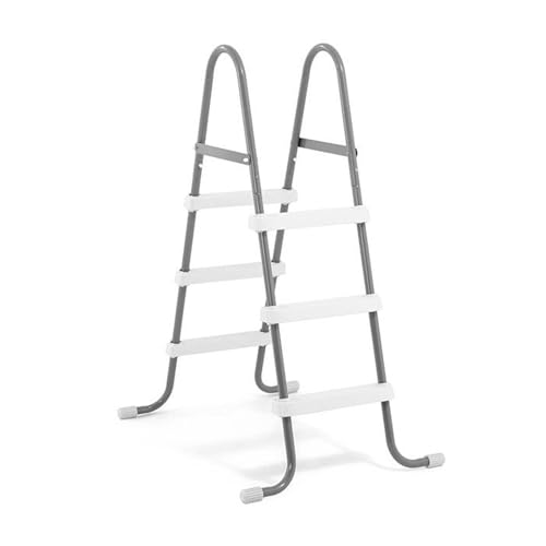 Escalera para piscina con pasamanos de acero inoxidable miniatura 1