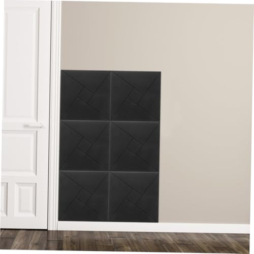 Paneles acústicos autoadhesivos absorbentes de sonido 6pcs para salas de cine en casa, habitaciones de música y dormitorios, reducción de ruido miniatura 6