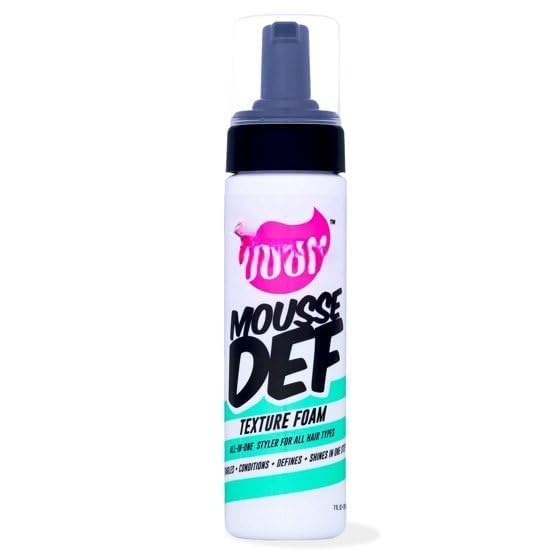 The-Douxs Lightweight volumizing and texturizing styling mousse that enhances shine defines curls controls frizz and provides long-lasting flexible hold for all hair types 7 fl oz pack of 1