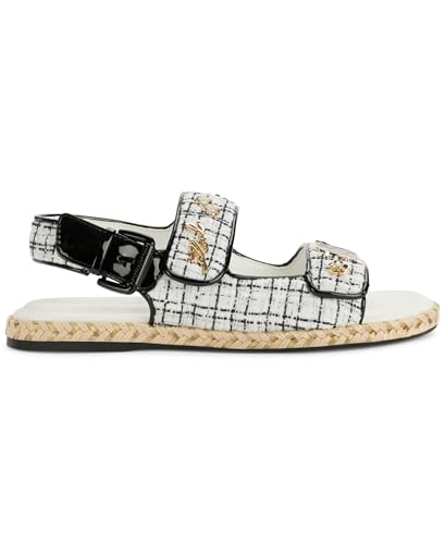 Image of KARL LAGERFELD Women's Charlay Double Strap Sandal With Pin Embellishments