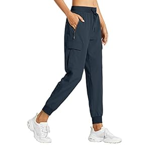 Libin Women’s Cargo Joggers Lightweight Quick Dry Hiking Pants Athletic Lounge Casual Travel