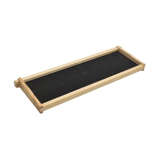 GOODLAND BEE SUPPLY GLFRMS-FDTNS Beekeeping Beehive Body Super Foundation Wood Frame with Natural Wax Foundation Sheet (Small)