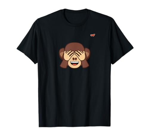 Émoticône Singe Singe Cachant Visage Yeux T-Shirt
