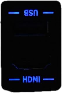 ALPINE Blue LED Lighting Display Audio Built-in USB/HDMI Connection Unit for Toyota Car Accessories Socket with Universal ...