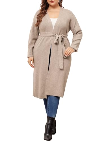 Agnes Orinda Plus Size Sweater Cardigan for Women...