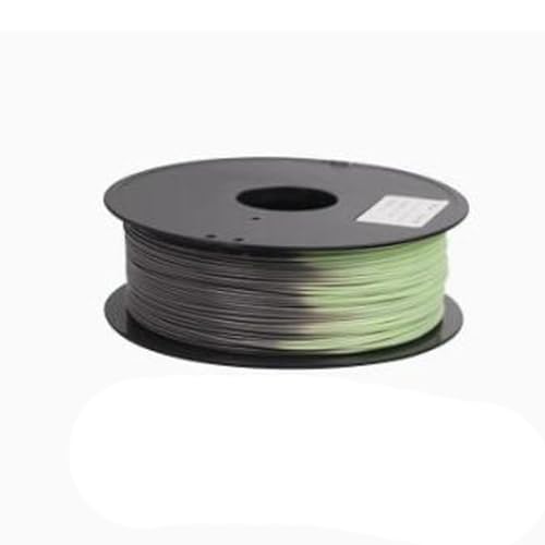 Consorti di stampa 3D PLA a 2 colori per la temperatura+1.75 mm filo sensibile termico materiale 3D Accuratezza della resistenza FDM 0.03 mm bobina da 1 kg turns giallo nero