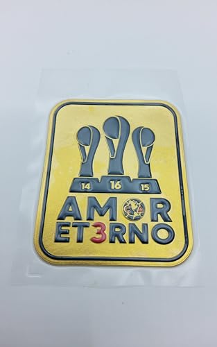 America Federación Aguilas Tricampeon Apertura 24 Mexico TPU Iron-On Patch Futbol Soccer Jersey Sleeve MX