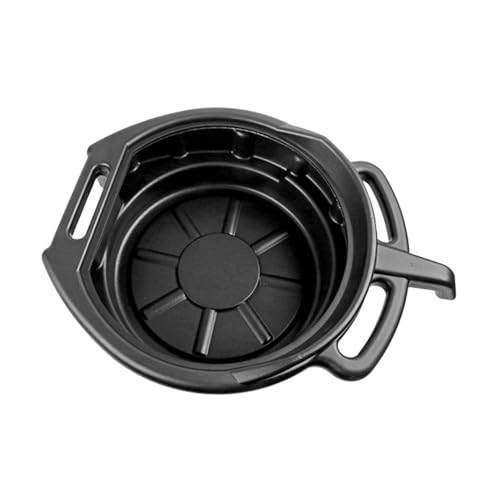 HANABASS Bandeja de Recogida de Aceite para Coche Contenedor de Drenaje Resistente de PE Instalación sin Herramientas para Mantenimiento y Cambio de Motor