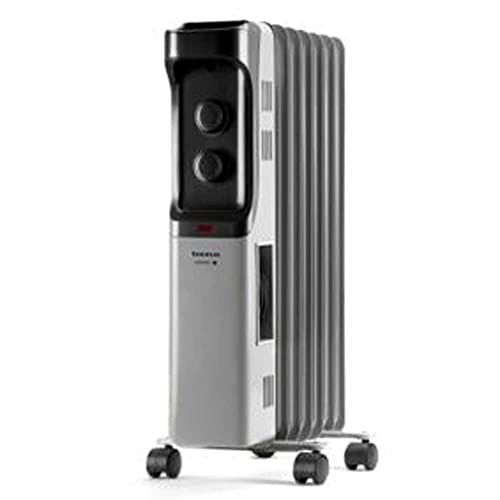 Taurus Dakar Radiador de aceite de 7 elementos, 3 niveles de potencia, Termostato ajustable, Protección sobrecalentamiento, Bajo consumo, Piloto luminoso, 1500 W