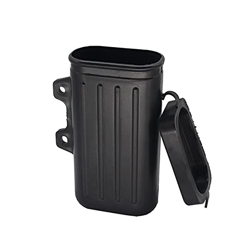Cassetta Degli Attrezzi Per Moto DR250, Djebel, TW200, TW225 - In Plastica Nera, Dimensioni Compatte, Facile Installazione