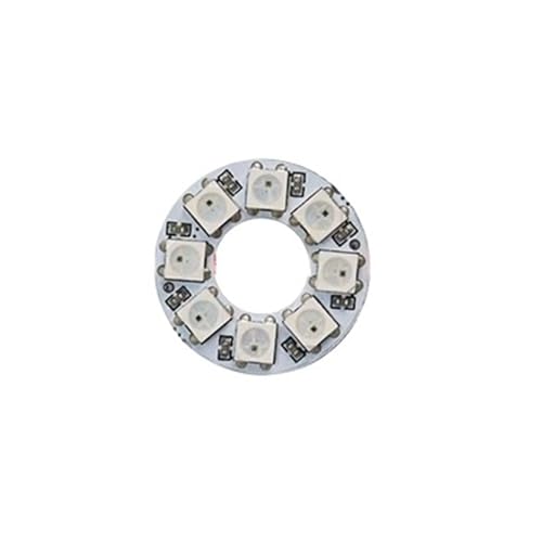Anneau LED WS2812B 5V 8 Pixels avec Contrôleur SP110E pour Éclairage Sans Soudure Complex