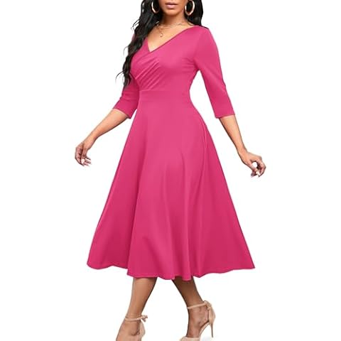 Nmoder Women's Casual Wrap Dress Cover