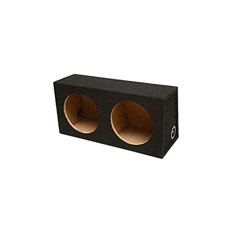 OE Audio 10" inch MDF Double/Twin Black Sealed Sub Subwoofer Empty Enclosure Bass Box ! Cover