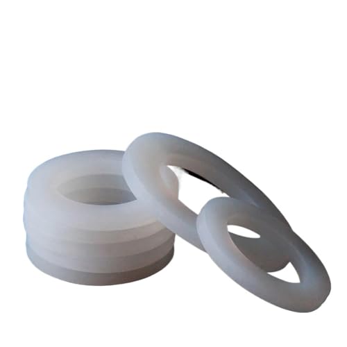 Joint plat en silicone 20mm pour plomberie et robinet - Lot de 5 pièces