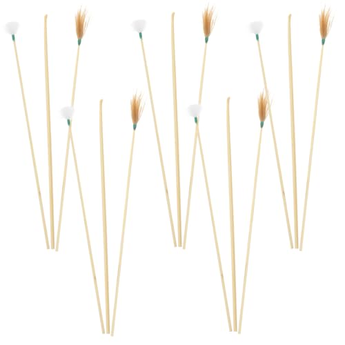 FOMIYES Ear Scoops Wax Removal Set 5 Pack Natural Bamboo Ear Cleaning Tools Gentle on Skin for Daily Use