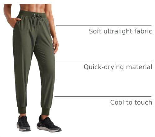 Image of CRZ YOGA Lightweight Workout Joggers 27.5 inch | Quick Dry, Pockets, for Women, Casual