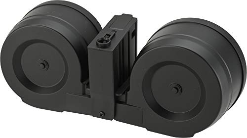 Evike Airsoft - Matrix SR25 Series 2500rds Electric Auto Winding Drum Airsoft Mag