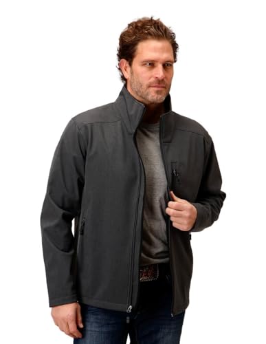 ROPER Western Jacket Mens Lightweight L Gray 03-097-0780-0616 GY