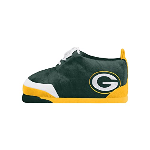 Image of FOCO Mens NFL Team Logo Plush Oversized Sneaker Slippers