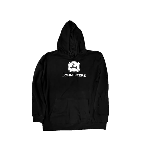 John Deere Pull Over Hoodie With Glow In The Dark Tm