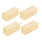 LEDMOMO 4個木製エアストーン バブルディフューザー 水槽用 エアポンプアクセサリー 魚 プロテインスキマー対応 メンテナンス用ツール 小型バブラー 清掃 装飾用品