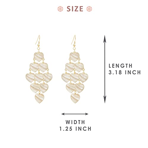 Boho Geometric Filigree Rhombus Shape Tiered Dangle Drop Statement Earrings4