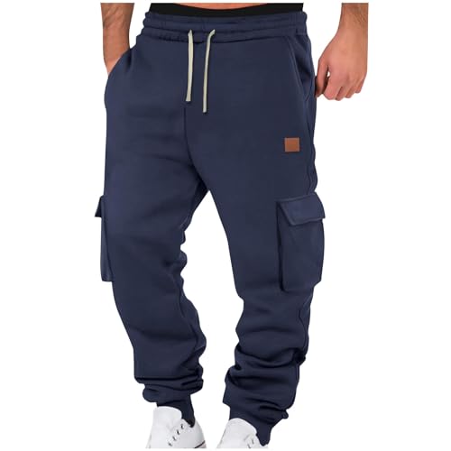 Pantalones Hombre Deportivos Pants Verano Otoño Jogging Casual Pantalon Largo Fitness Gym Color sólido cómodo Cálido Slim Fit Running Cordón Moda Basic Ropa de Hombre Trekking Chandal 2025