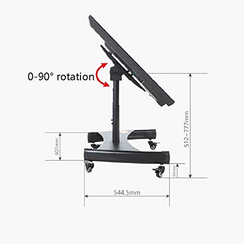 Carro móvil para TV con inclinación y ruedas para TVs 32-70" miniatura 3
