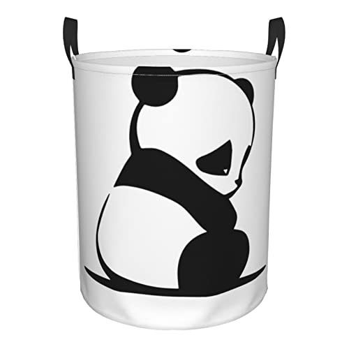 Baby Panda - Cesta grande de tela plegable de estilo moderno, bolsa de ropa plegable, paquete de ropa sucia plegable para dormitorio, hogar o dormitorio y viajes