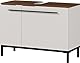 Germania WB-Unterschrank GW-Yonkers 2670-573, in Kaschmir/Nussbaum-Nb., mit Siphonausschnitt, 80 x 59 x 34 cm (BxHxT)